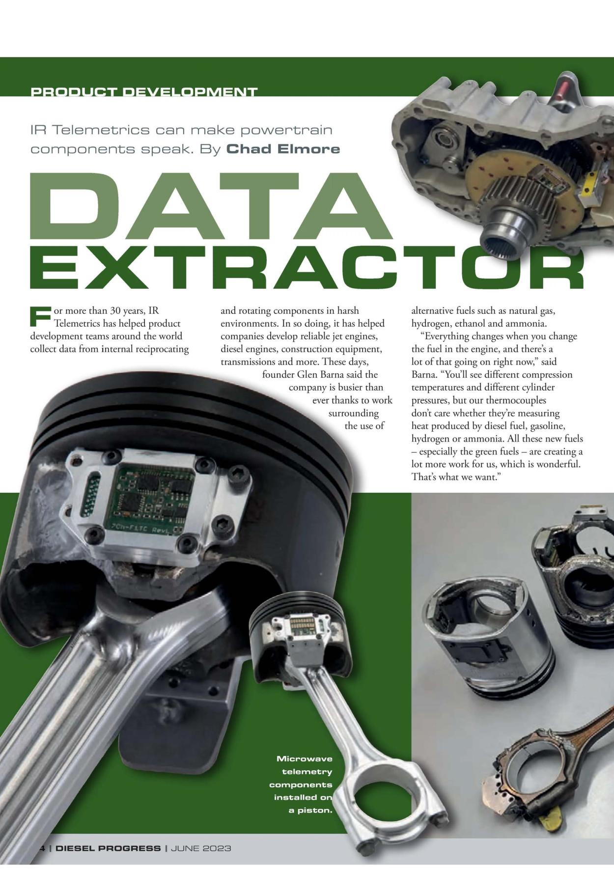 data extractor article in diesel progress 