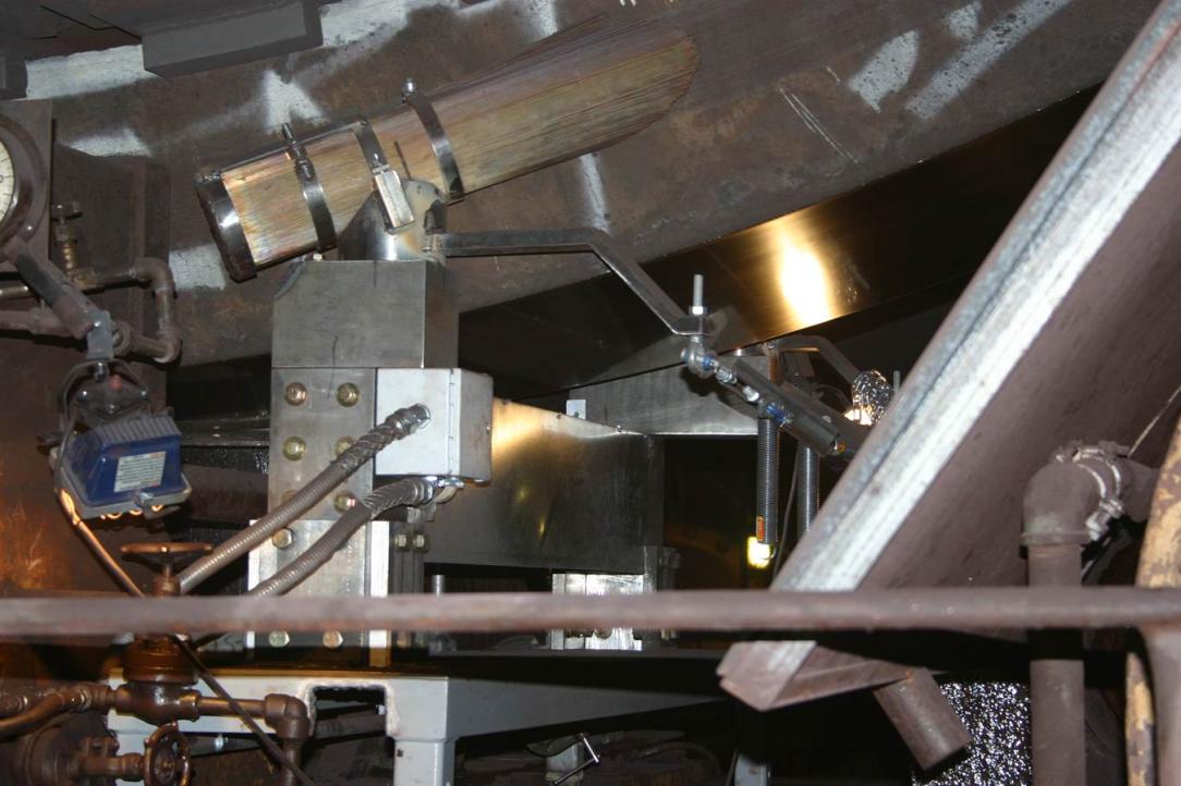 crack detector installation