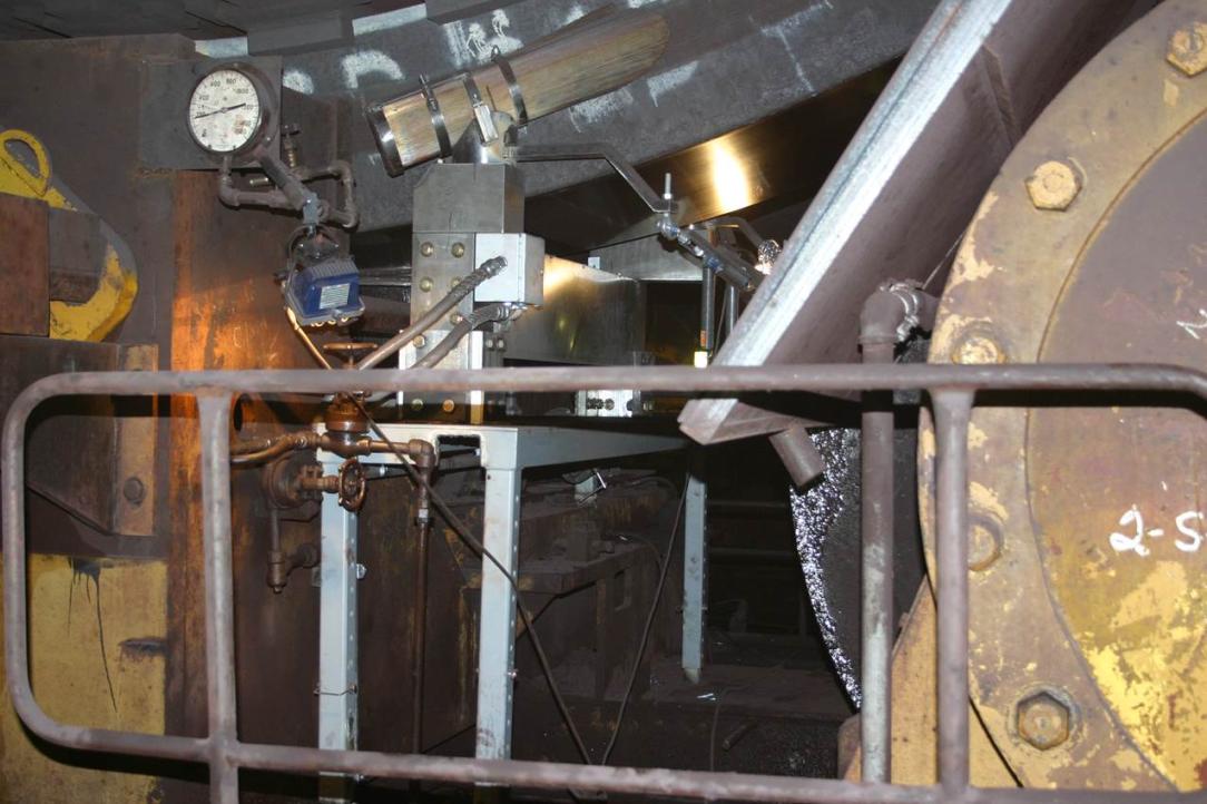 kiln tyre crack monitoring